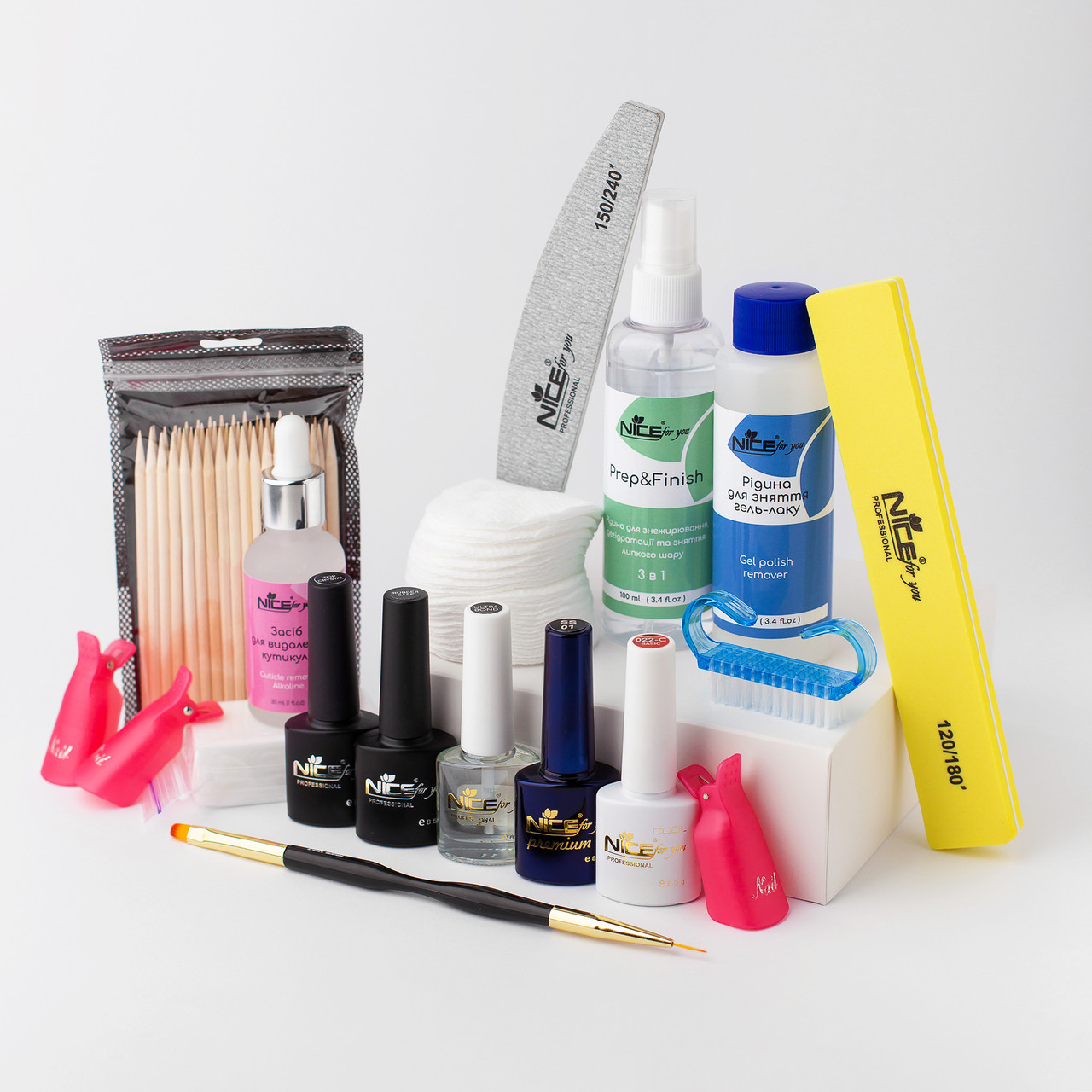 Стартовий набір для манікюру Nice for you Easy kit