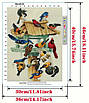 Набір для вишивання за нанесеною на канву схемою "Winter Birds".AIDA 11CT printed , 36*46 см, фото 4