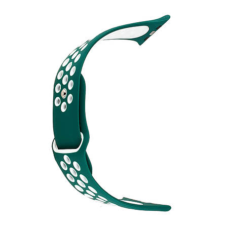 Ремінець Nike Sport Apple Watch 42/44/45/46/49 мм Dark Green White S, фото 2