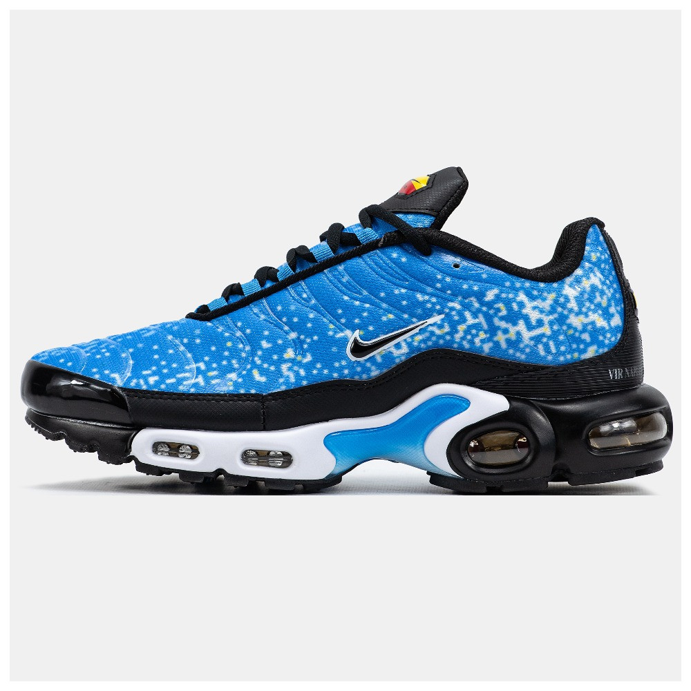 Чоловічі кросівки Nike Air Max TN Plus x Napoli Blue Black White, сині кросівки найк аір макс тн плюс Наполі