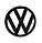 ЕМБЛЕМА "WV" Volkswagen (Фольцваген 115ММ GOLF 4 98-03/PASSAT B5 96-01 (3B0853601) чорний глянець, фото 3