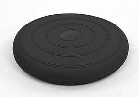 Балансувальна масажна подушка гладка EasyFit Balance Cushion Чорний