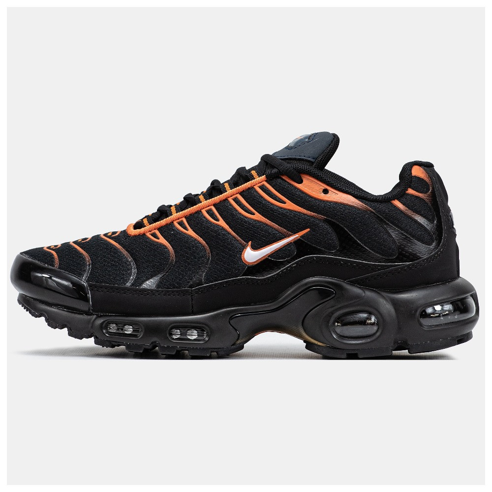 Чоловічі кросівки Nike Air Max TN Plus Black Orange, помаранчево-чорні кросівки найк аір макс тн плюс