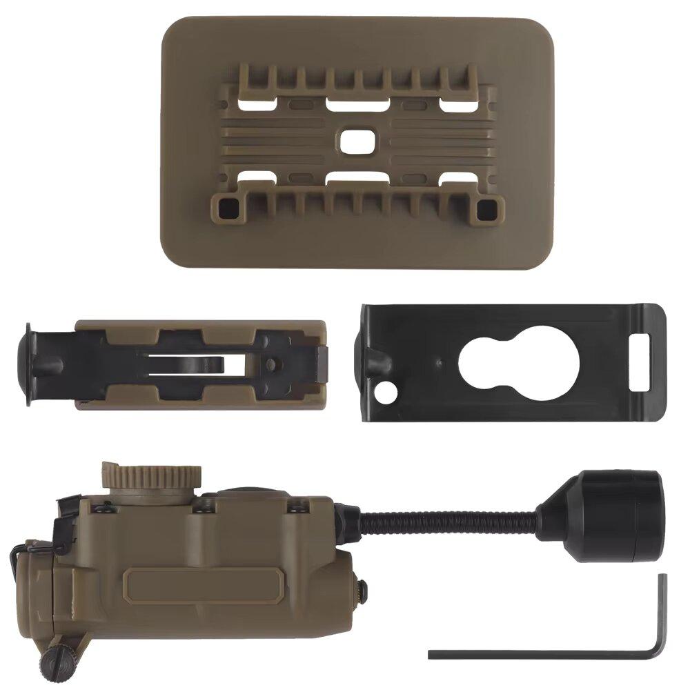 Ліхтар на шолом каску одяг LT-11 Койот (MPLS 5 LED + IFF-маячок), фото 1