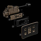 Ліхтар на шолом каску одяг LT-11 Coyote MPLS (5 LED + IFF-маяк), фото 9