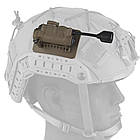 Ліхтар на шолом каску одяг LT-11 Coyote MPLS (5 LED + IFF-маяк), фото 7