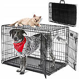 Клітка для собак металева AML L (91Х57Х64), фото 3