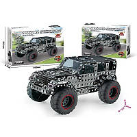 Конструктор металевий “Джип”, 496 деталей, гумові колеса, 869-9