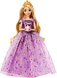 Колекційна лялька принцеса Рапунцель 28 см Rapunzel Princess Deluxe Birthday Celebration Mattel Disney, фото 4