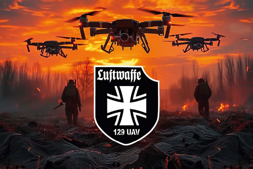 Прапор роти ударних та розвідувальних БПЛА 129 ОБрТрО ЗСУ дрони