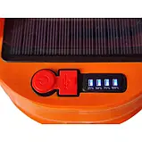 Лампа діодна для кемпінгу з сонячною панеллю HB-V80, фото 8