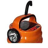 Лампа діодна для кемпінгу з сонячною панеллю HB-V80, фото 7