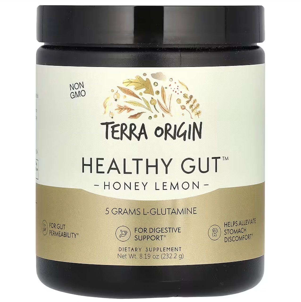 Terra Origin, Healthy Gut, добавка для здоров’я кишківника, з медом і лимоном, 232,2 г