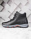 Чоловічі зимові черевики з натуральної шкіри ( чорні ), фото 6