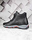 Чоловічі зимові черевики з натуральної шкіри ( чорні ), фото 7