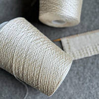 Товстенький шовк greggio, теплий бежевий.