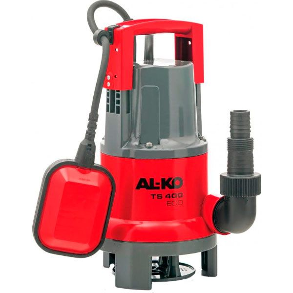Потужний дренажний насос AL-KO TS 400 Eco : 450 Вт, 8000 л/год, подача 6 м, фото 1