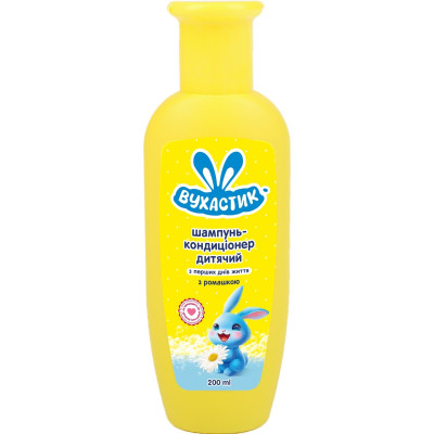 Дитячий шампунь Вухастик З ромашкою 200 мл (4820268100818), фото 1