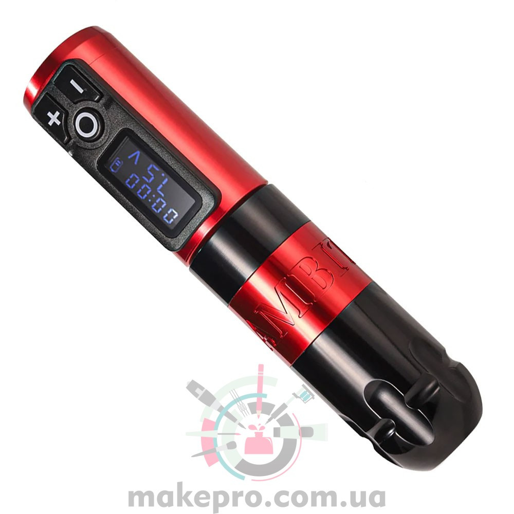 Бездротова тату машинка Ambition Soldier Tattoo Machine 4.2 mm (polish red)