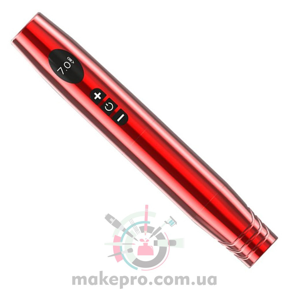 Бездротова тату машинка Ambition PMU Dragonkiss G1 Tattoo Machine (red), фото 1