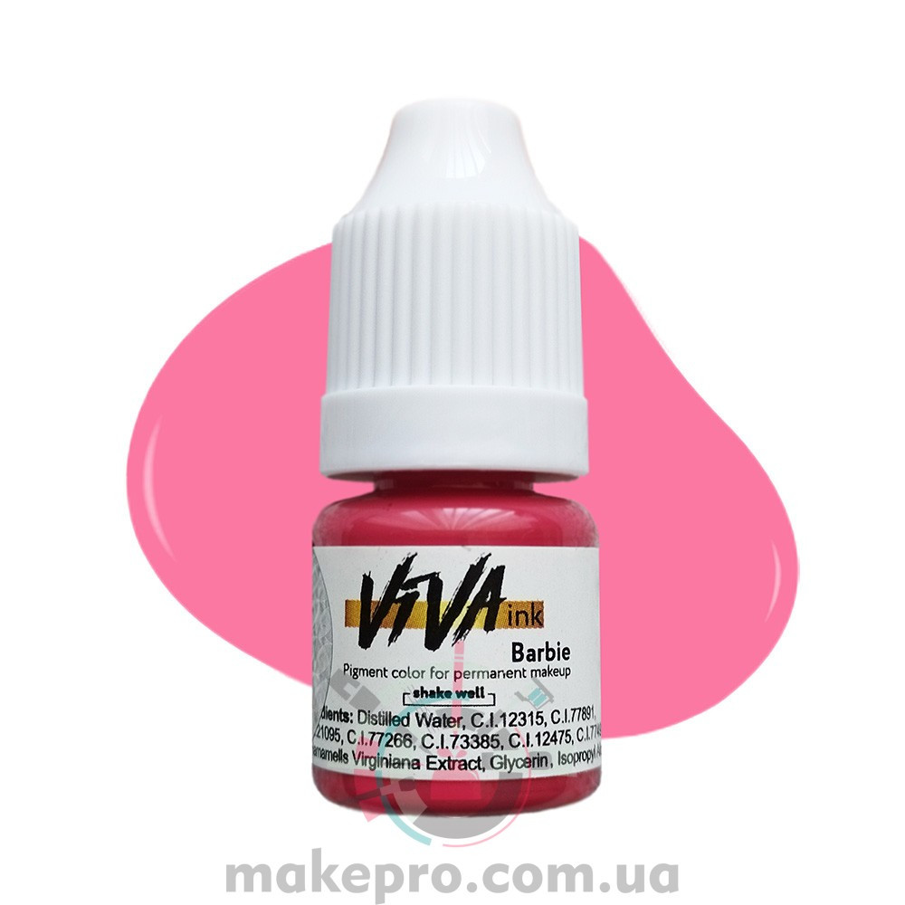 4 ml Пігмент Viva ink Lips №2 "Barbie", фото 1