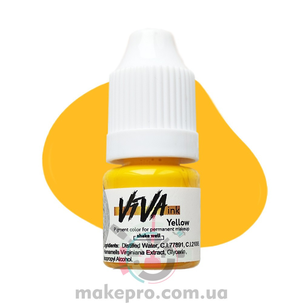 4 ml Пігмент Viva ink Corrector №3 "Yellow", фото 1