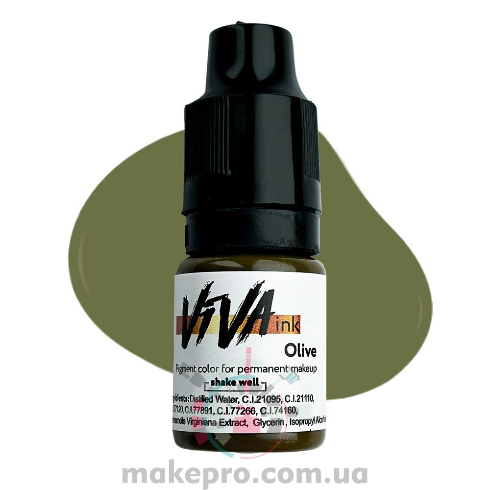 6 ml Пігмент Viva ink Corrector №2 "Olive", фото 1