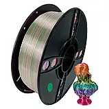 Пластик філамент для 3Д-друку KINGROON Silk PLA  Rainbow Candy (B01889), Classic Spool, 1.75мм, 1кг, 200-220°C, Чергуються кольори, фото 3
