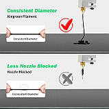 Пластик KINGROON Silk PLA Rainbow Mermaid (B01891), ClassicSpool, 1.75мм, 1кг, 200-220°C, Чергуються кольори філамент для 3Д-друку, фото 8