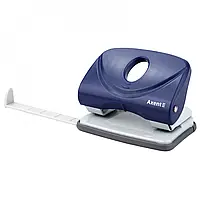 Діркопробивач (на 20 аркушів 2 отвори, пластиковий синій) "Axent" 3820-02