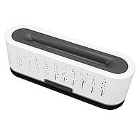 Ультразвуковий зволожувач аромадифузор 3-в-1 Doctor-101 Harvest shine з LED нічником на 7 кольорів Білий, фото 8