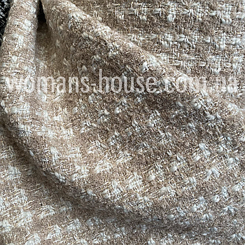 Твідова тканина (костюмна) щільна Бежевий