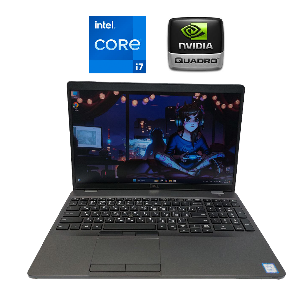 Ноутбук Dell Precision 3541/ 15.6" (1920x1080)/ Core i7-9850H/ 16 GB RAM/ 512 GB SSD/ Quadro P620 4GB