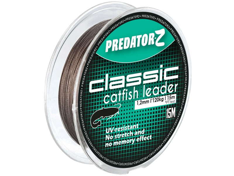 Кевларовий повідцевий матеріал Carp Zoom Predatop-Z Classic Leader 15м 1.2мм