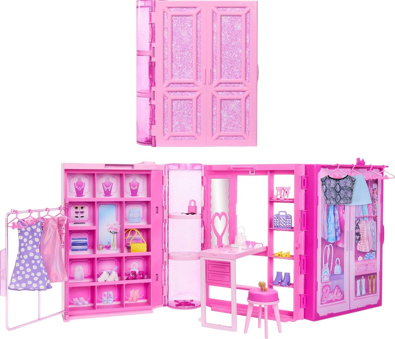Набір Стильна гардеробна шафа для Барбі Barbie Dream Closet Toy Playset, фото 1