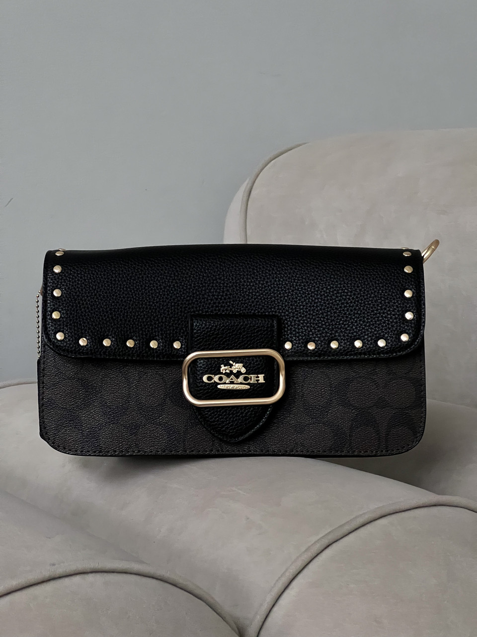 Жіноча сумка Coach Morgan коричневий крос-боді Коуч, фото 1