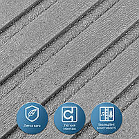 Панель-рейка в рулоні 2900х350х6мм Срібло SW-00002072, фото 4