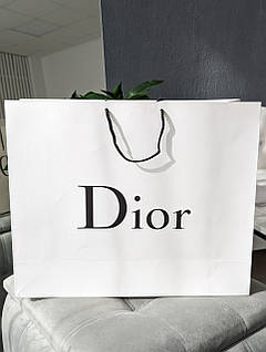 Фірмове паковання великий пакет Christian Dior, паковання на подарунок. Подарункова брендова упаковка Діор