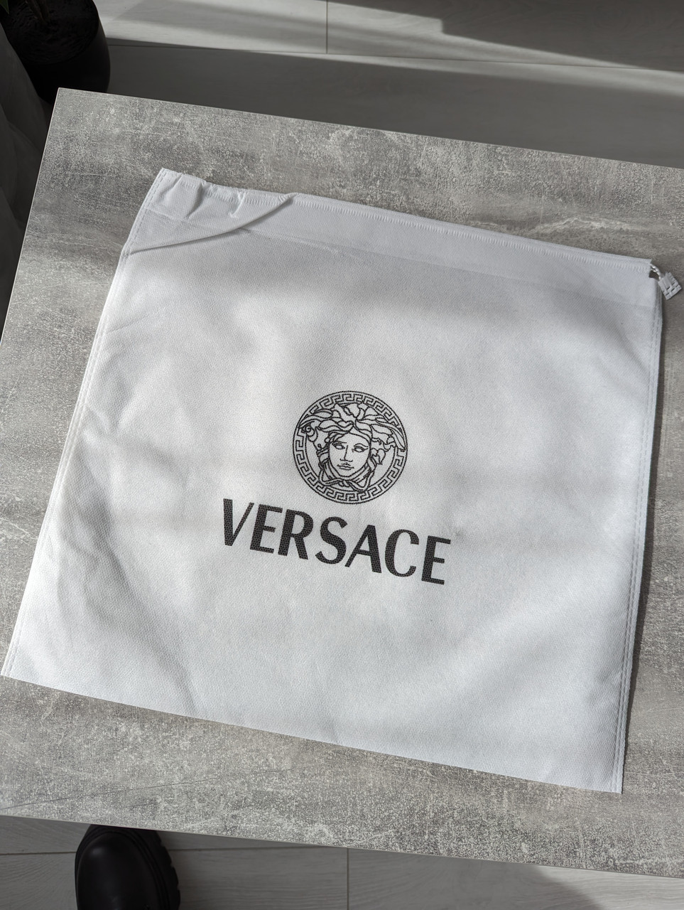 Фірмове паковання пильник, чохол маленький Versace, паковання на подарунок. Подарункове брендове паковання Версаче, фото 1