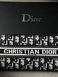 Жіночий гаманець Christian Dior сірий з написом Діор, фото 2