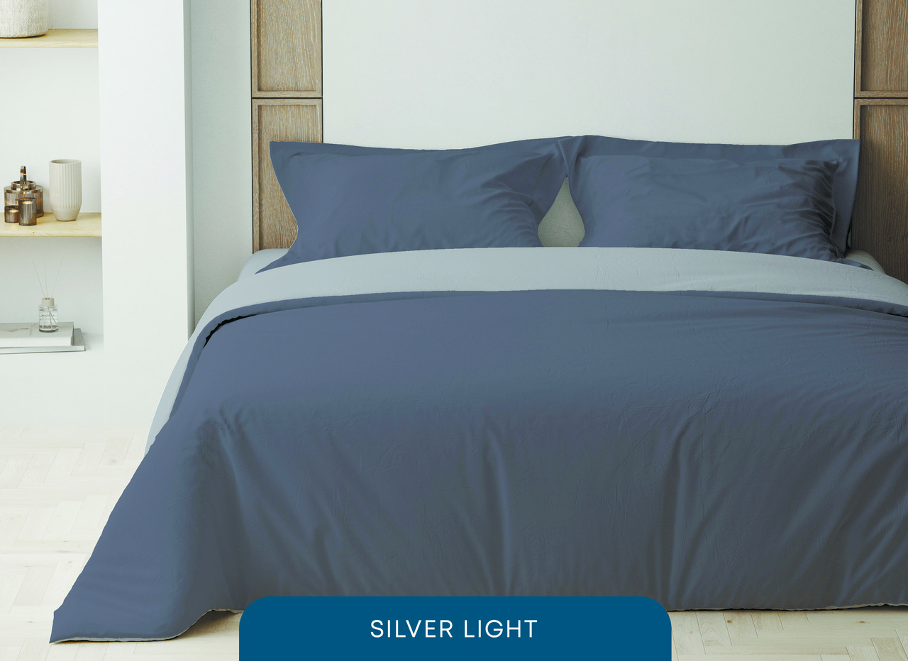 Комплект постільної білизни ТЕП "Happy Sleep" Silver Light Євро