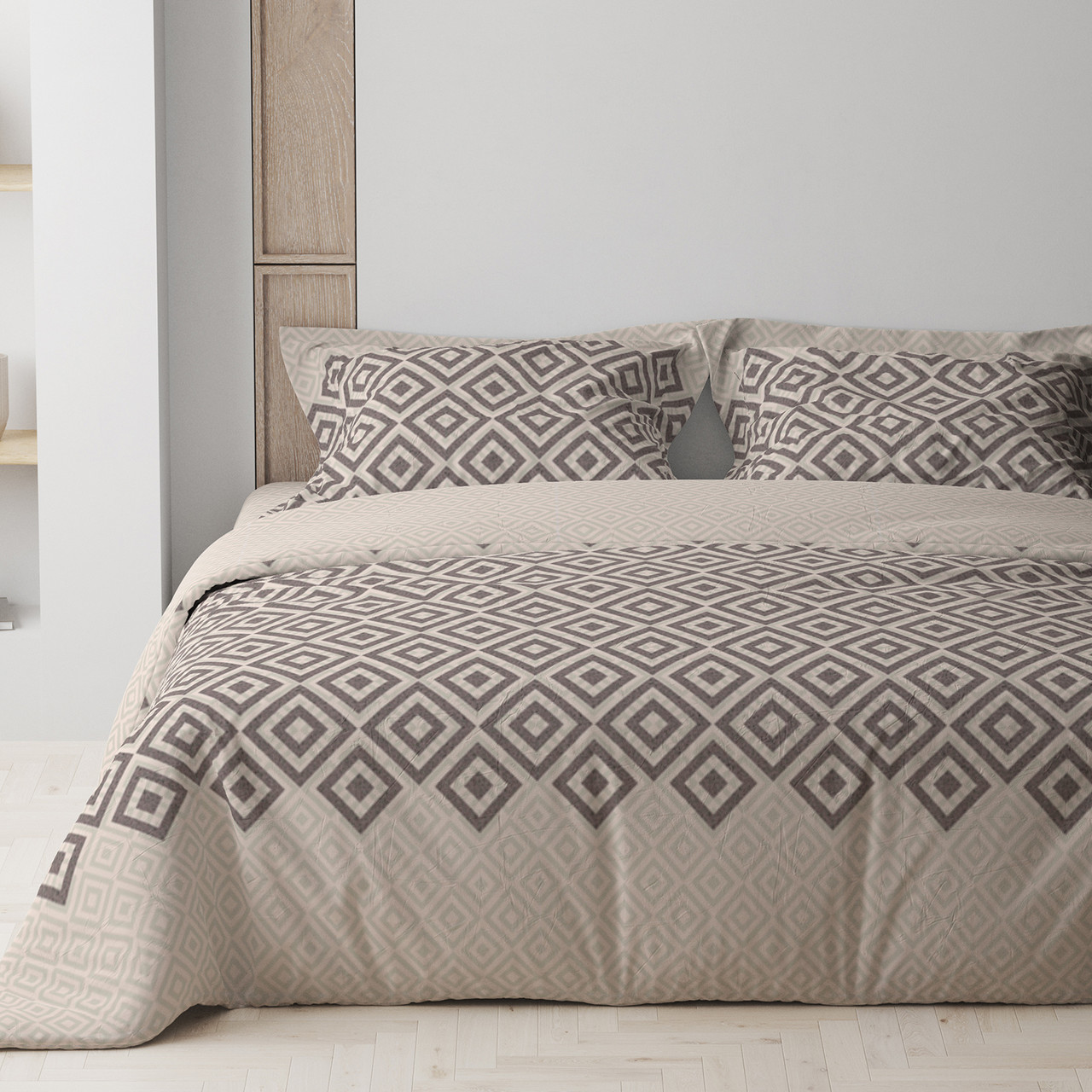 Комплект постільної білизни "ТЕП" Squares, 70x70 двоспальний, фото 1