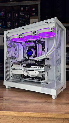Під замовлення новий ПК NZXT H6 Flow White MT| Ryzen 7 5800XT| 32GB RAM| 2000GB SSD| RTX 4060 Ti 16GB, фото 1
