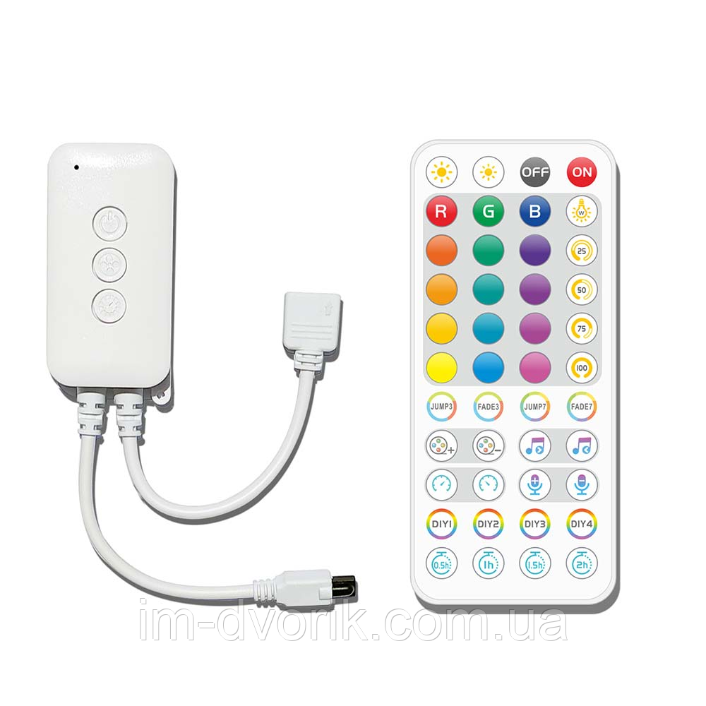 Контролер LED RGB WIFI Tuya 12А DC5-24V