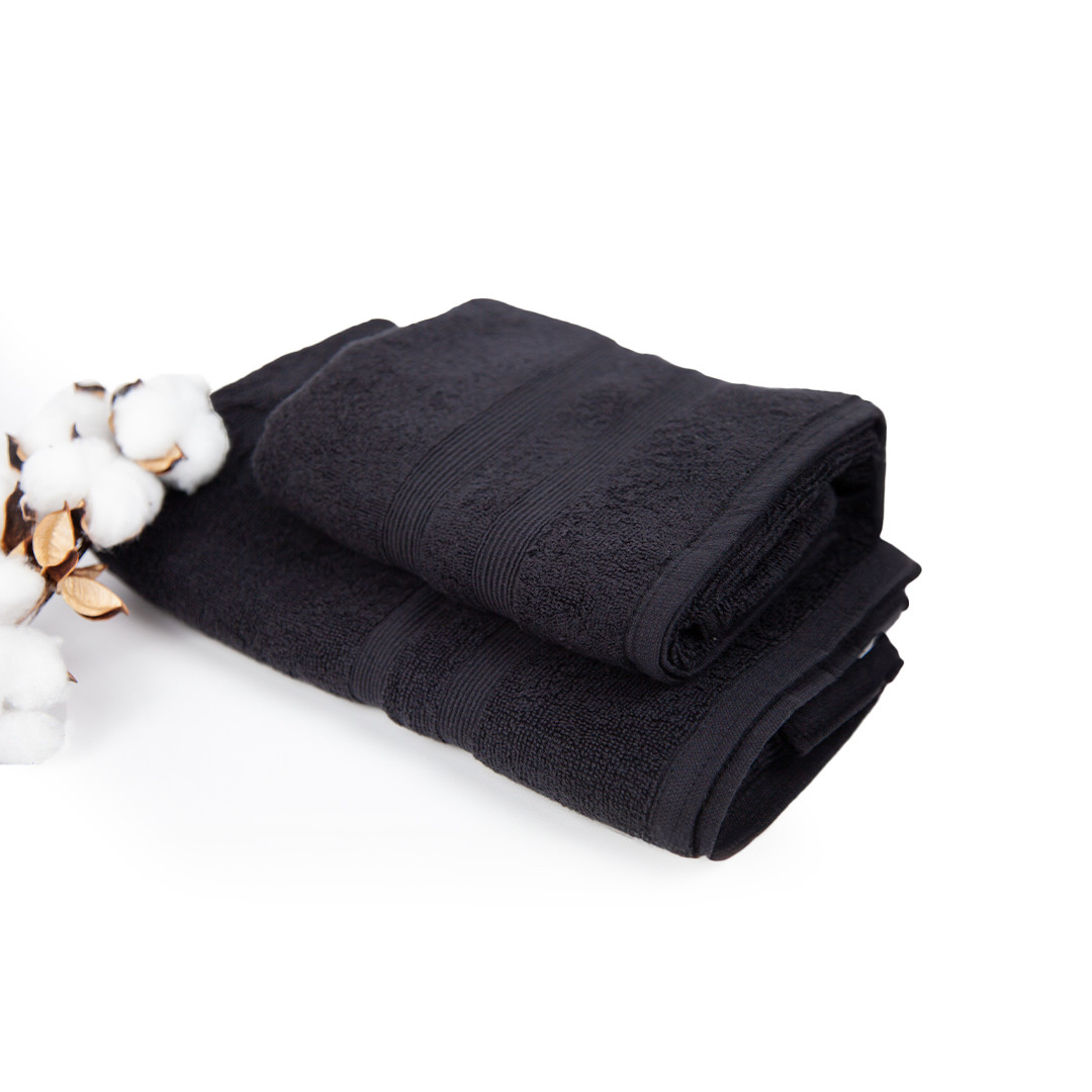 Рушник "Tender Touch" 70*140 см (500 г/м2) Black, фото 1