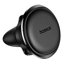 Тримач для мобільного Baseus Magnetic Air Vent Car Mount Holder with cable clip Black, фото 6