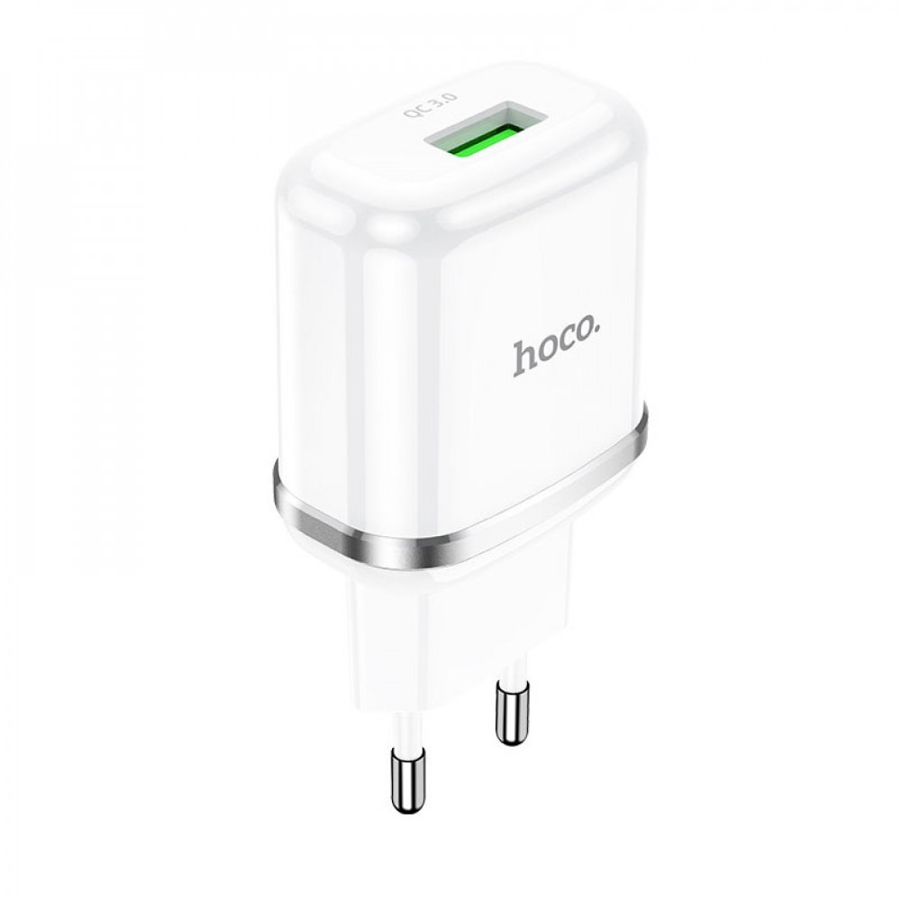 Home Charger | 18W | QC3.0 — Hoco N3 — White, фото 1
