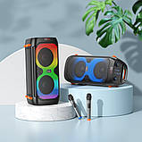 Bluetooth Speaker & 2 Microphones — Hoco BS53 Manhattan — Black, фото 9
