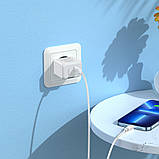 Home Charger | 2.1A | 1U | Lightning Cable (1m) — Hoco CS11A — White, фото 5