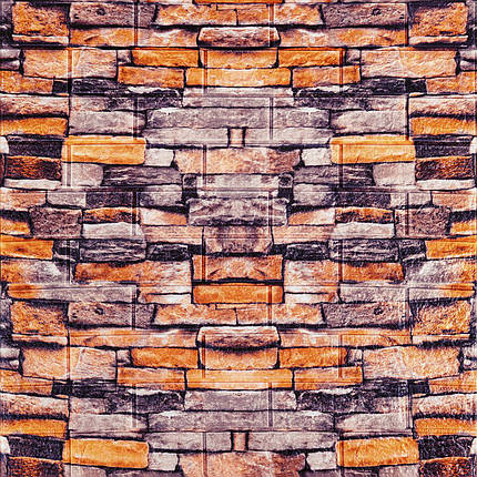 Декоративна 3D панель самоклейка під цеглу Катеринославський піщаник 700х770х3мм (045-3) SW-00000692, фото 1